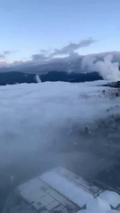 Vancouver this morning (sorry for the vertical)