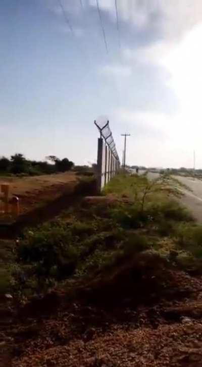 People visit AIIMS Madurai after BJP president J.P Nadda claimed yesterday in Madurai that the work is 95% completed