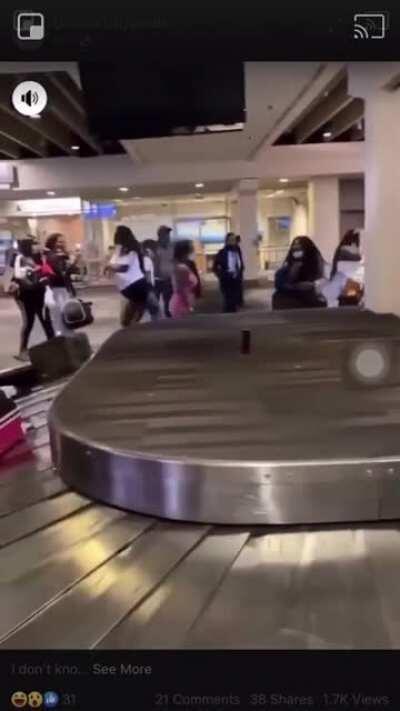 Airport chaos . What is social distancing?..