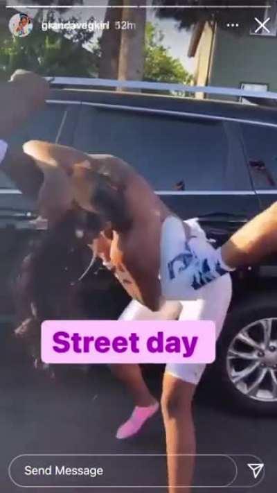 Gang members beat woman from another gang in Cali