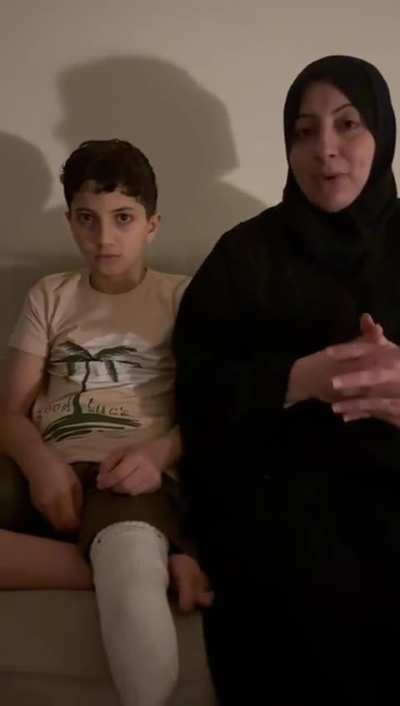 To those with a heart: My son Kareem lost his leg in the war on Gaza. We lost our home, our livelihood, and now fight to survive famine and war