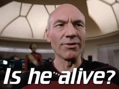 MRW I see Patrick Stewart trending