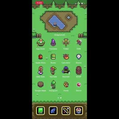 [ALTTP] I made The Legend of Zelda: A Link to the Past THEME for my iPhone X