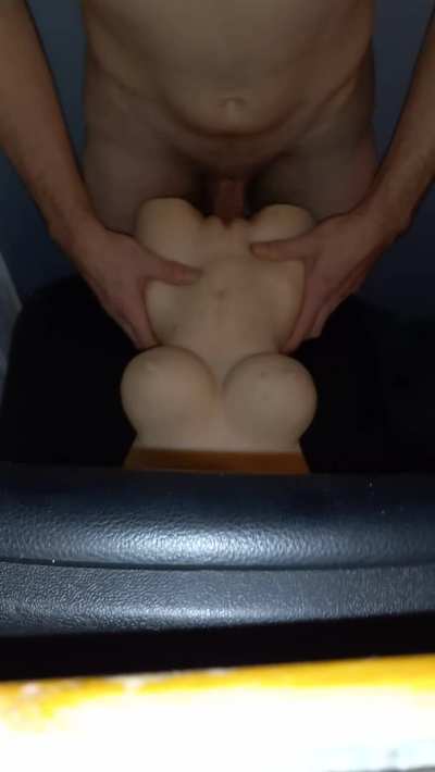 Cumming inside toy