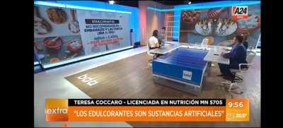 Desmayo en pleno programa de A24
