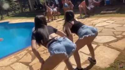 The phone going from one pocket to another