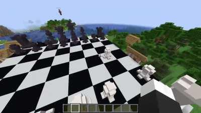 I replaced Minecraft's combat with Chess...