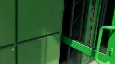 RU PoV Ukraine drone strikes parking lot in Nikolskoye, Belgorod region.