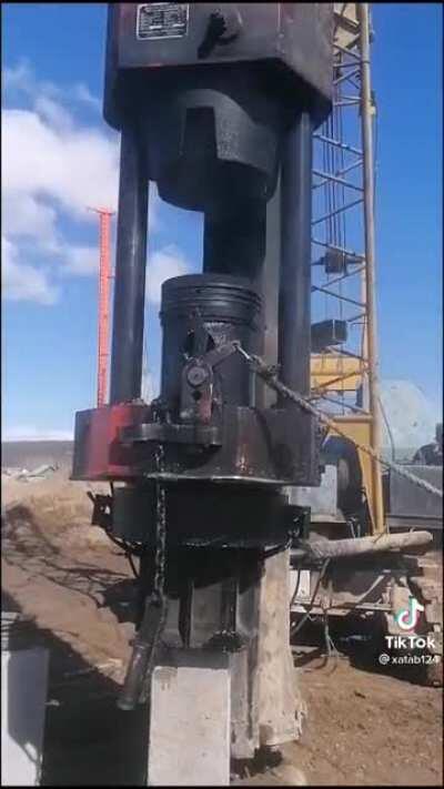 Giant pile driver