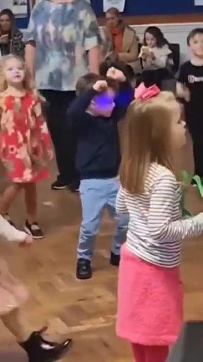 This Kid's Dance Moves