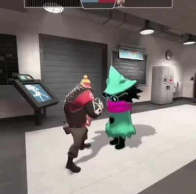 official deltarune and tf2 collab