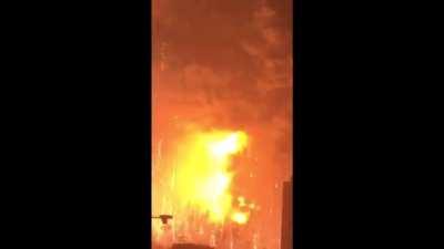 Massive Chemical explosion in Tianjin, China 2015.