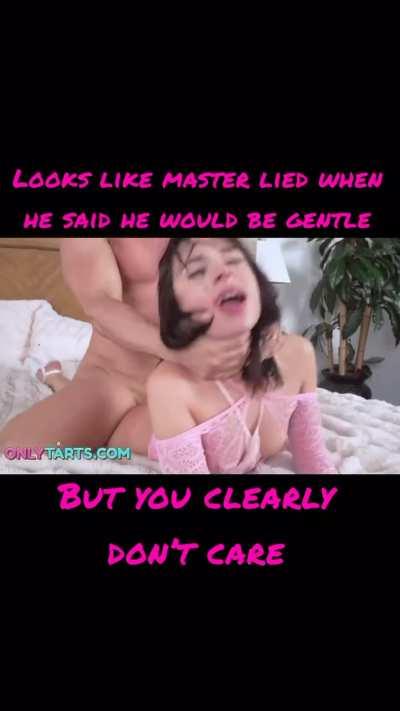 I promised I would be gentle, I lied