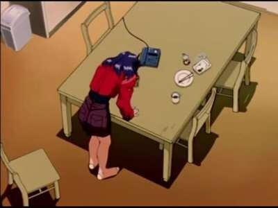 Misato recibe inusual mensaje