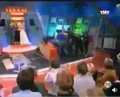 Abrupt chaos at a marriage talkshow