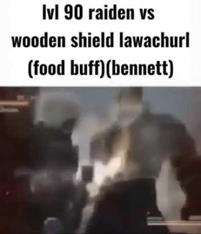 wooden shields are unbreakable