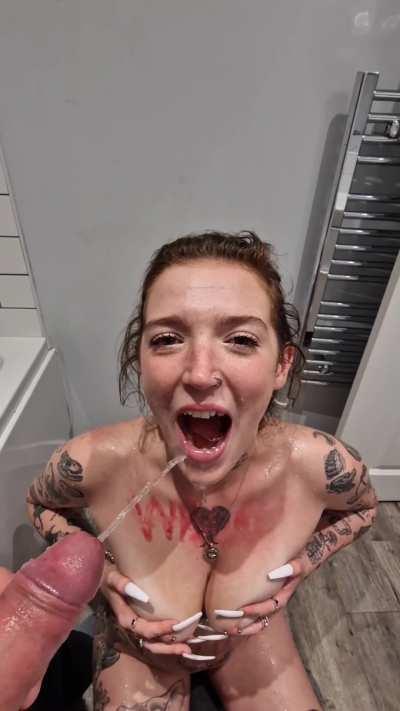 Real piss whores swallow with enthusiasm, just like I do