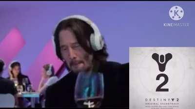 Me listening to my unorganized Destiny music playlist