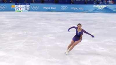 Kaori Sakamoto - Free Skate - Olympic Winter Games 2022 [No commentary]