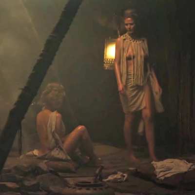 'Synnøve Macody Lund' topless scene in 