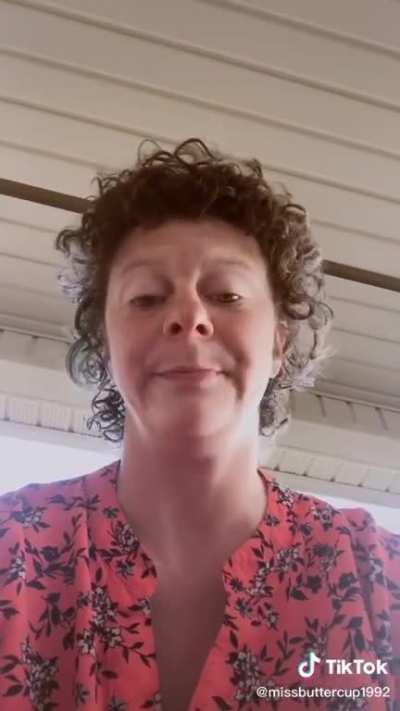 I think she may be using it to smoke rn