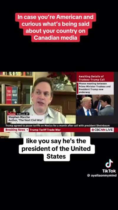 In case you're American and curious about what is being said about your country on Canadian media