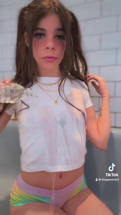 Wet T-shirt party 🎉 by request lol