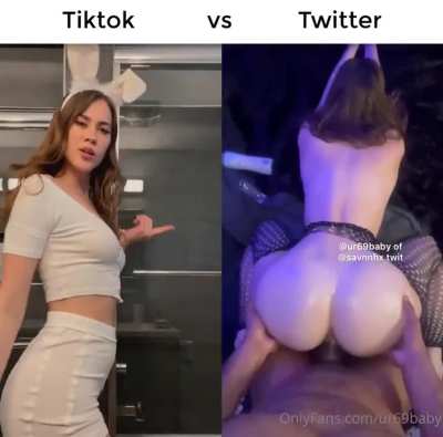 Tiktok vs Twitter
