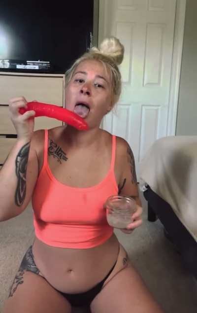 I puke 🤮 in a jar 😈 who wants some 👅 [OC]