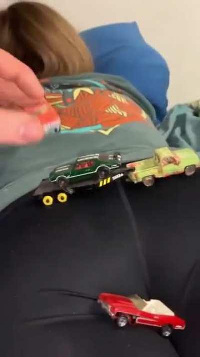 Chad still has toy cars