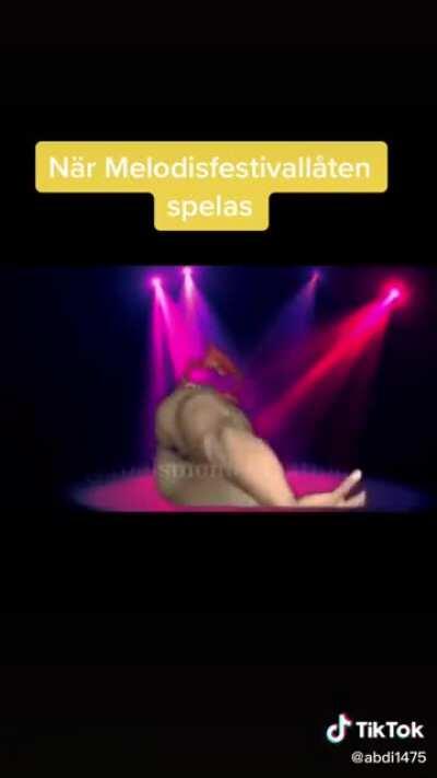 Alla svenskar har någon gång vibat till denna! Cred: abdi1475 på TikTok