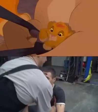 In The Lion King (1994), the characters were animated with the help of actors in mocap suits. Here's a never-before-seen footage of the actors compared side-by-side with the animation.