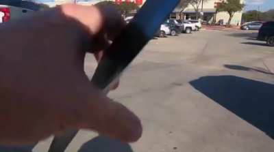 to get someone to return their cart. 