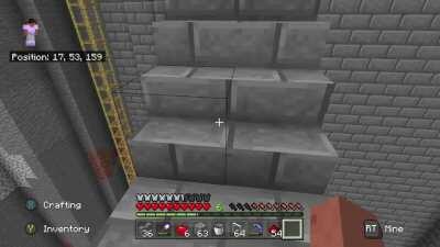 I was giving my wife a tour of my world, when this happened... (both our hearts dropped)