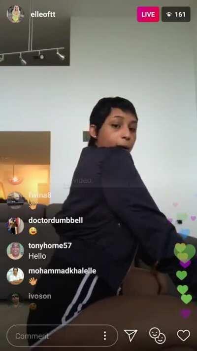 Mizz Twerksum sister Lady L @elloftt ass shaking