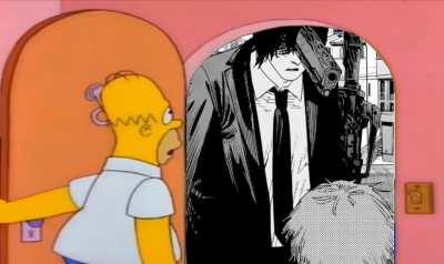 No Homer! Dont open the door!