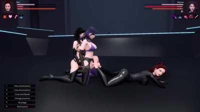 Goth girls activities: a threesome [Kinky Fight Club 2]