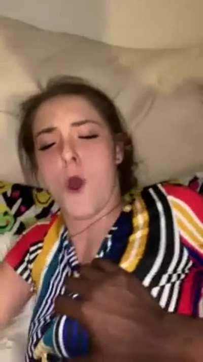 Sexy College Girl Taking BBC