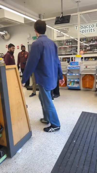 The retail security staff apprehended the shoplifter and made sure they emptied their belongings at the Sainsbury's store in Brockley.