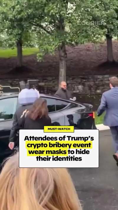 You only hide your face if you think you're doing something wrong