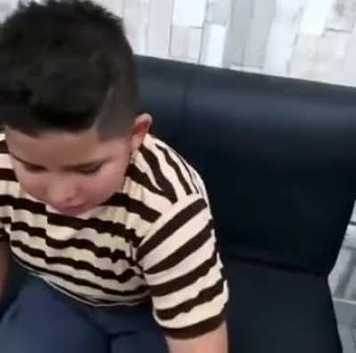 Bro turned into Godzilla