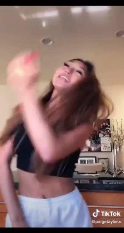 Paige Taylor throwing it back