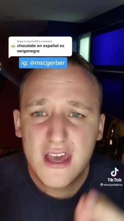 Chocolate en español es ... #Wismichu