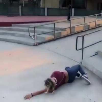 WCGW while skating on a rail