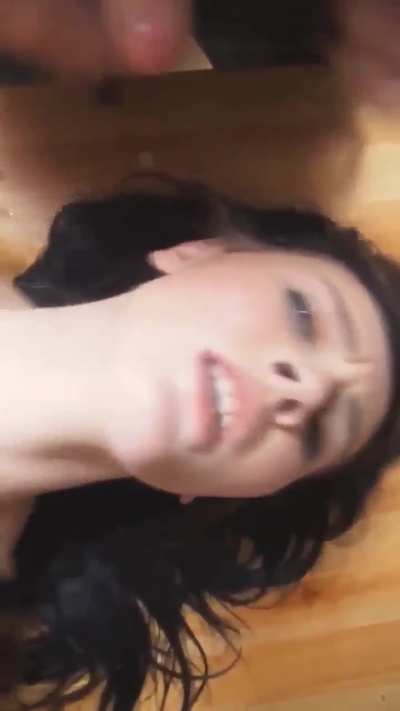 “Nooo” literally doesn’t realize she’s a legit cum rag !