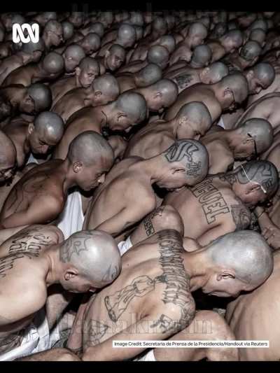 El Salvador prison...