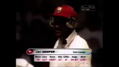 Classic Carl Hooper moment