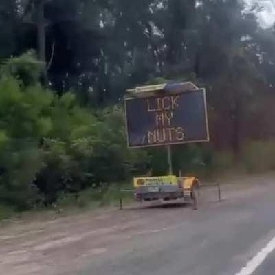 When they forget to lock the programming panel