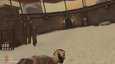 I punched this man's head and it came off