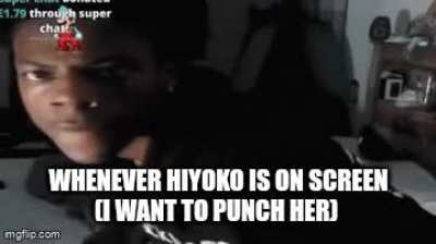 Whenever Hiyoko appeared on screen